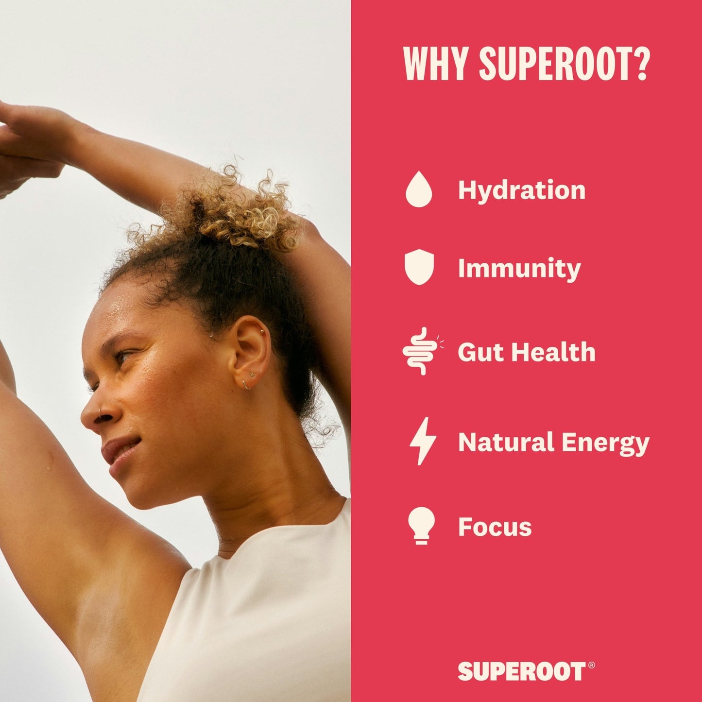 Superoot - Ginger Strawberry Lime - 12 count
