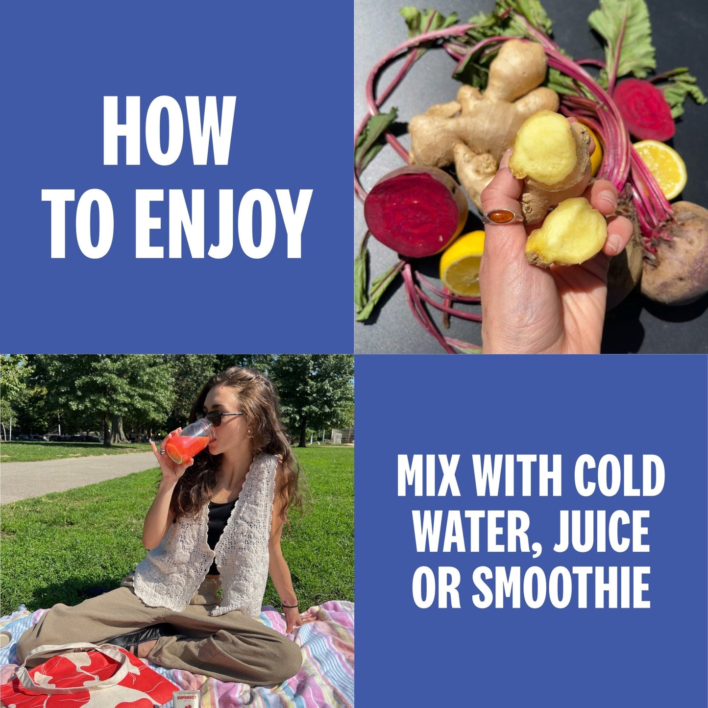 Superoot - Ginger Mixed Berry - 12 pack