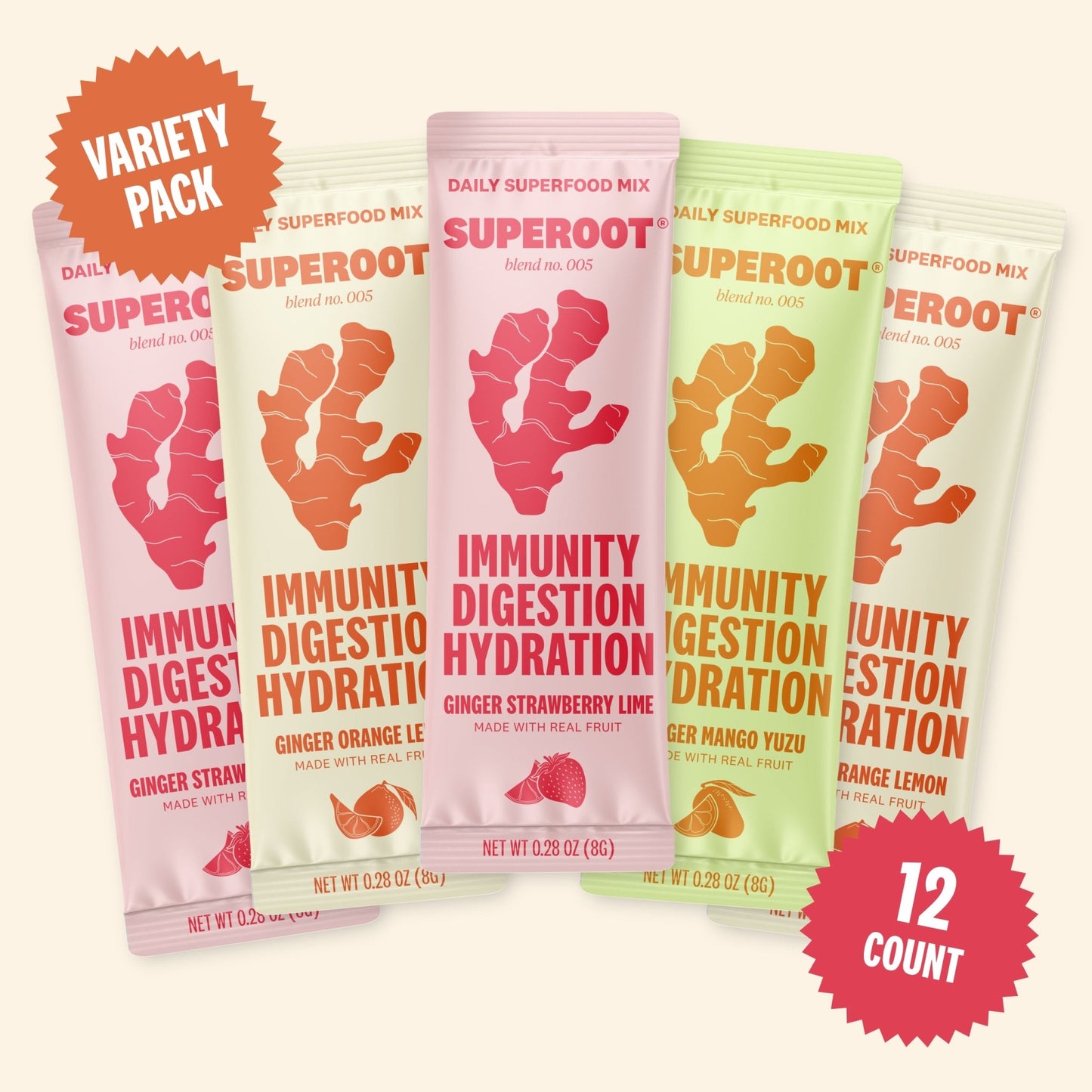 Superoot - Variety Pack - 12 count