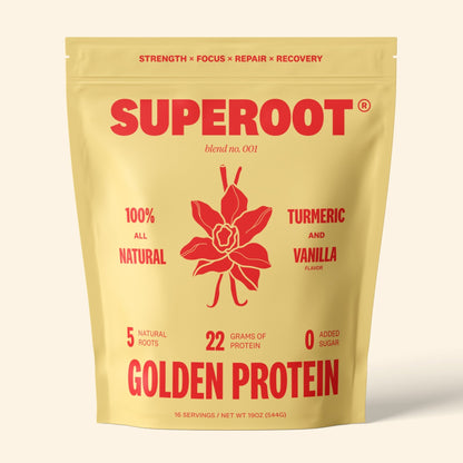 Superoot Golden Protein – 100% Plant-Based Power with Functional Roots