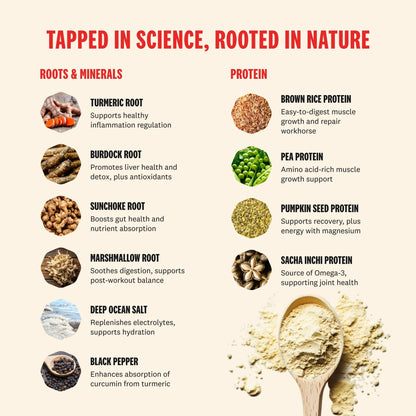 Superoot Golden Protein – 100% Plant-Based Power with Functional Roots